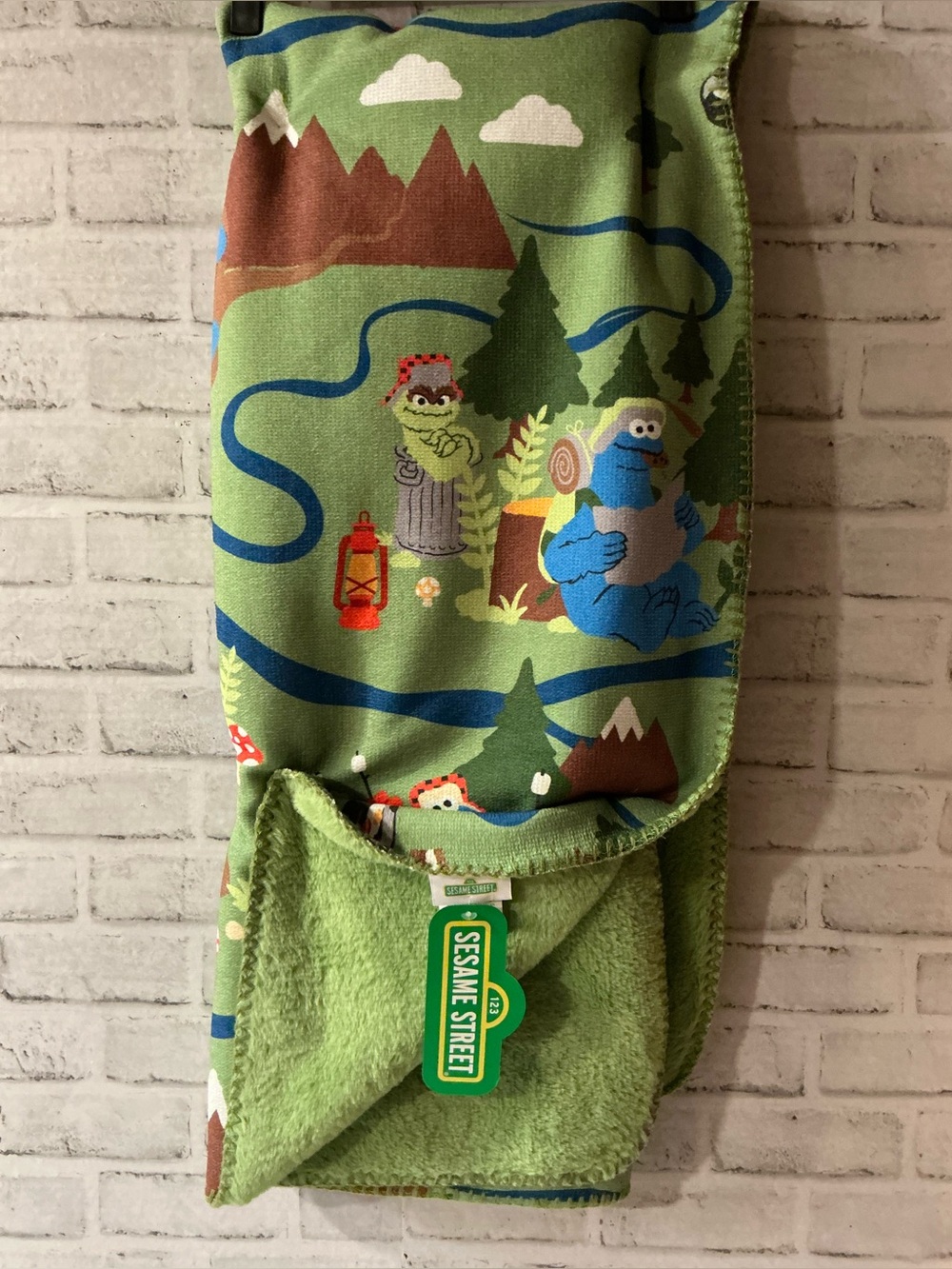 SESAME STREET Camping Crew Throw Blanket - 50x60" (For Kids)